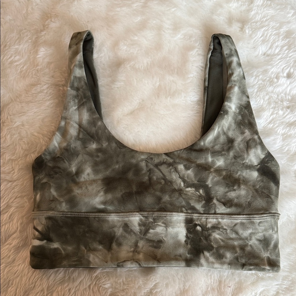 Lululemon Align™ Bra A/B (Reversible) – Size 6 (Green Tie-Dye)